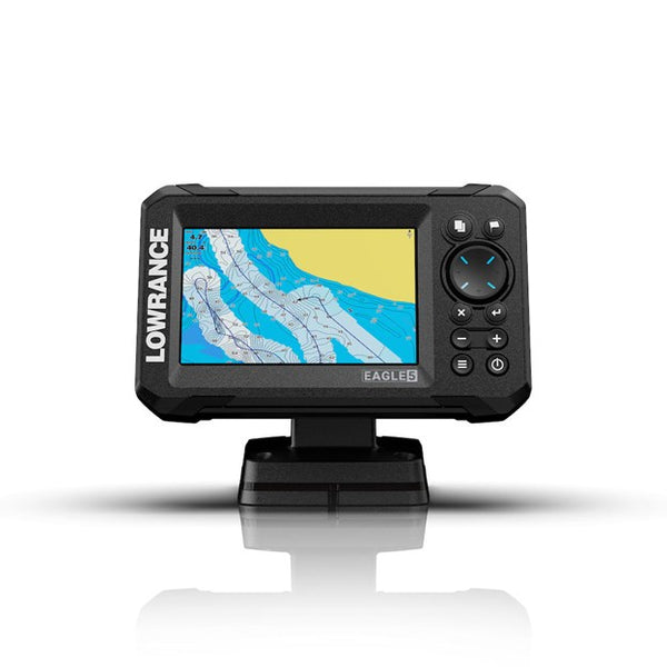 Lowrance Eagle 5 with SplitShot HD Transducer and C-MAP DISCOVER OnBoard