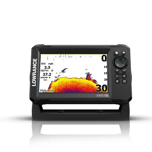 LowranceEagle 7 with TripleShot HD Transducer and C-MAP DISCOVER OnBoard