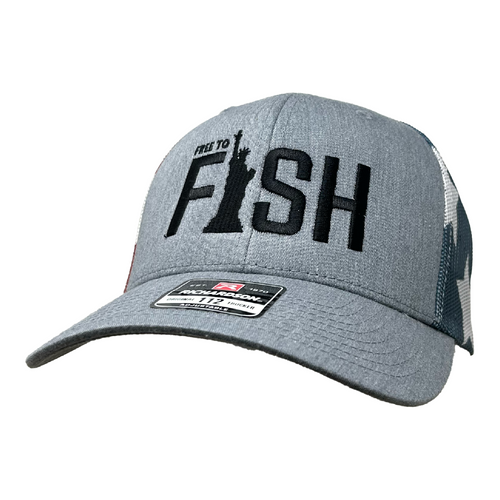 Addicted Fishing Free To Fish 2.0 Trucker Hat