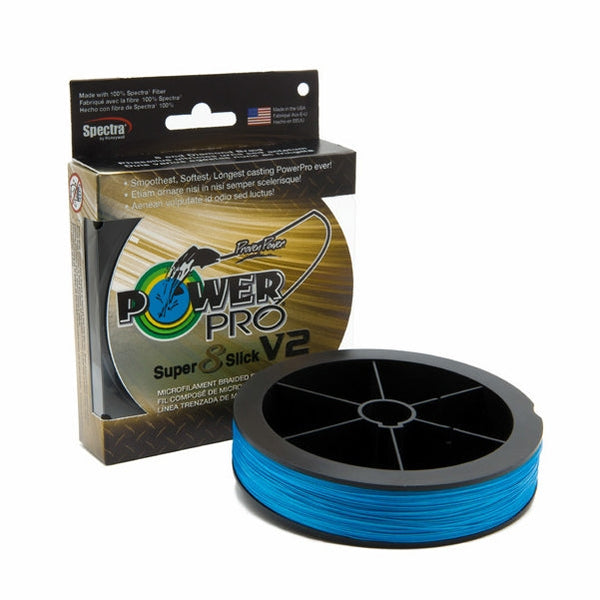 PowerPro Super Slick V2 Braided Line 80lb 1500yds - Blue - 31500801500A