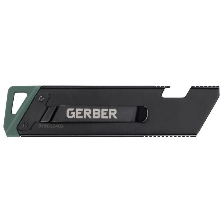 Gerber EAB Utility Knife, EDC Pocket Knife, Replaceable Blade, Slim Black