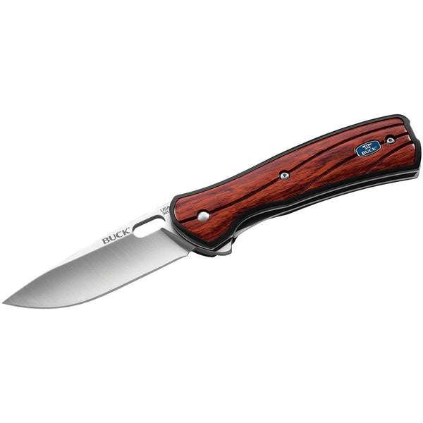 Buck Knives 341 Vantage Avid Folding Pocket 2.625 Drop Point 420HC Stainless Steel Blade Nylon/Rosewood Inlay Handle SKU - 934998