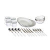 Stansport Deluxe 24-Piece Enamel Tableware Set