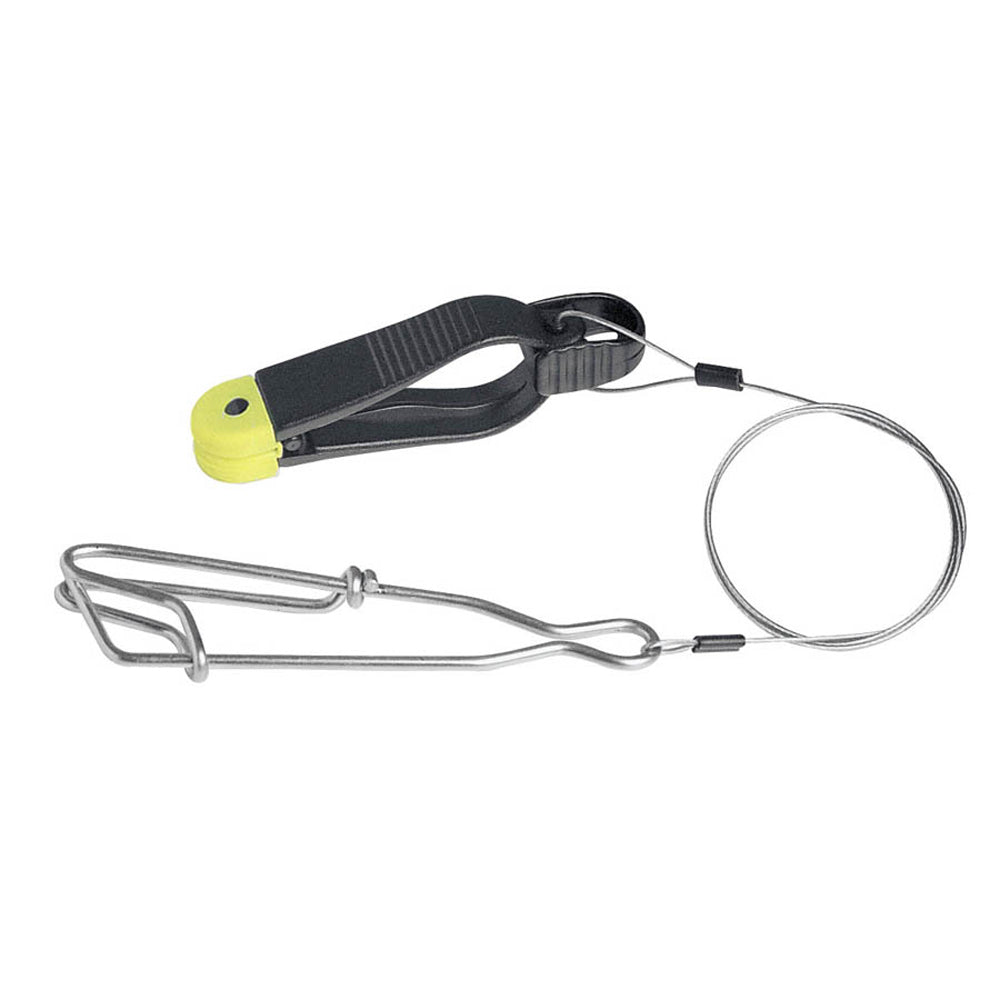 SCOTTY 1183 Mini Power Grip Plus - 30 INCH Wire Leader with Stacking & Self-Locating Snap