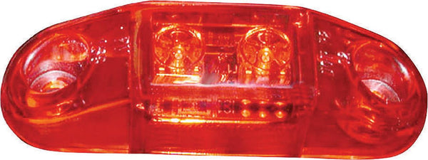 LED Oblong 26 Length X 075 Width Red Lens Surface Mount