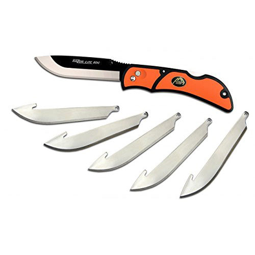 Cutlery Rlb-30 Razor Lite Edc Knife With 6 Blades Orange