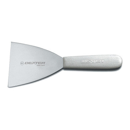 XXB Dexter Russell 19833 - Griddle Scraper High Carbon Steel White Handle 4