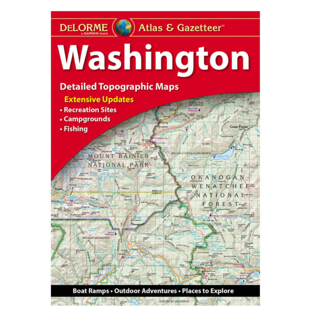 Delorme Atlas & Gazetteer Paper Maps Washington