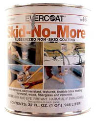 Evercoat 100854 Skid-No-More Rubberized Overcoat 1 Qt.
