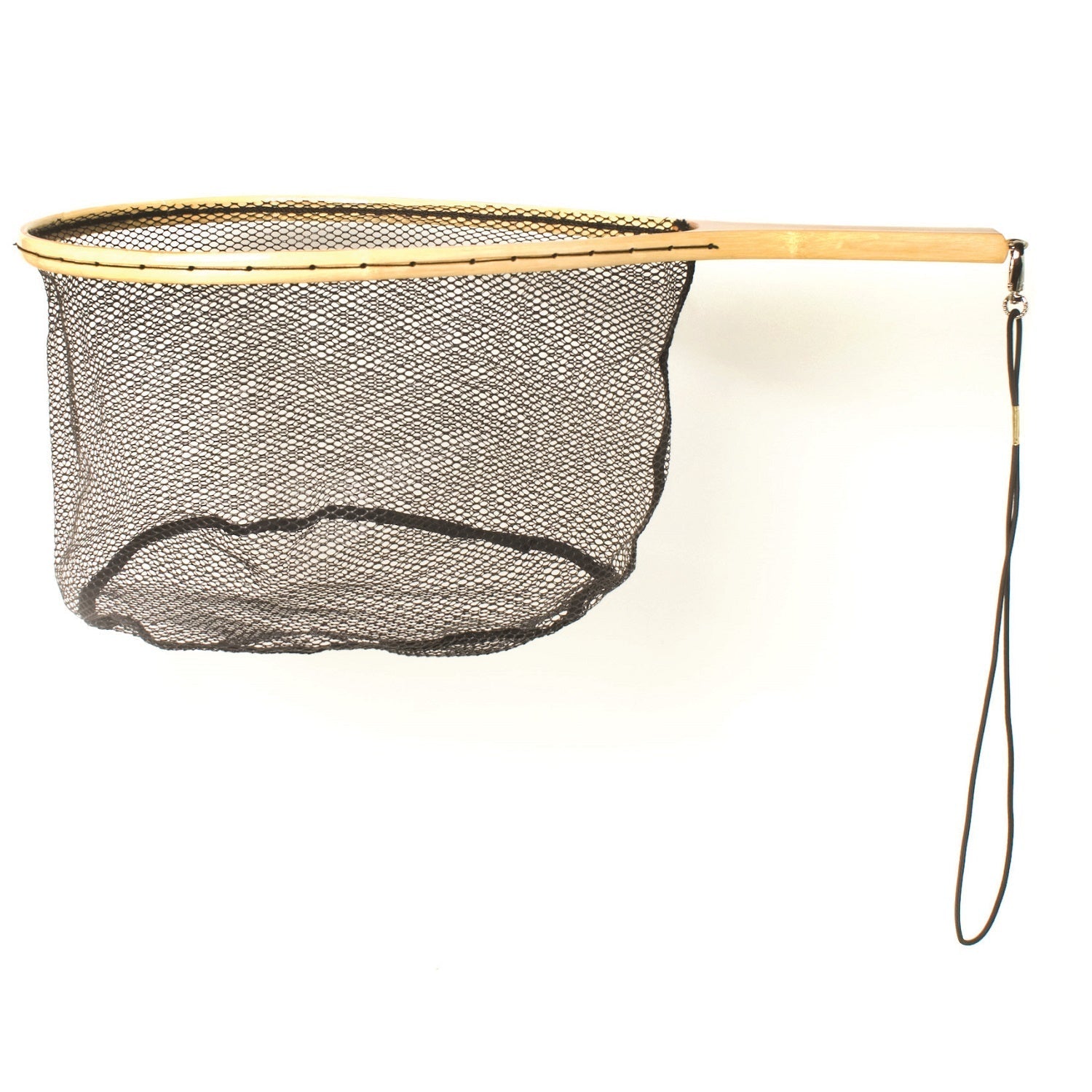 Eagle Claw Wood Trout Net W/Rubberized Netting