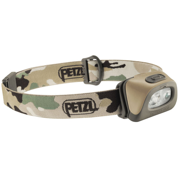 Petzl Tactikka+ RGB (Camo) Compact Head Toch with Mixed Beam Fo Poximity and Dis