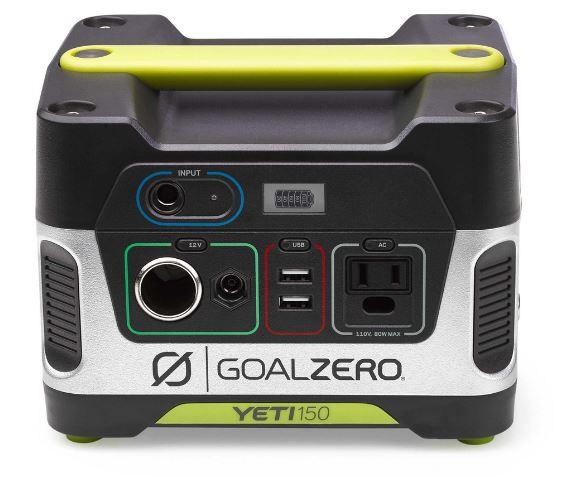 Goal Zero YETI 150 Portable Power Station - Ascent Outdoors LLC