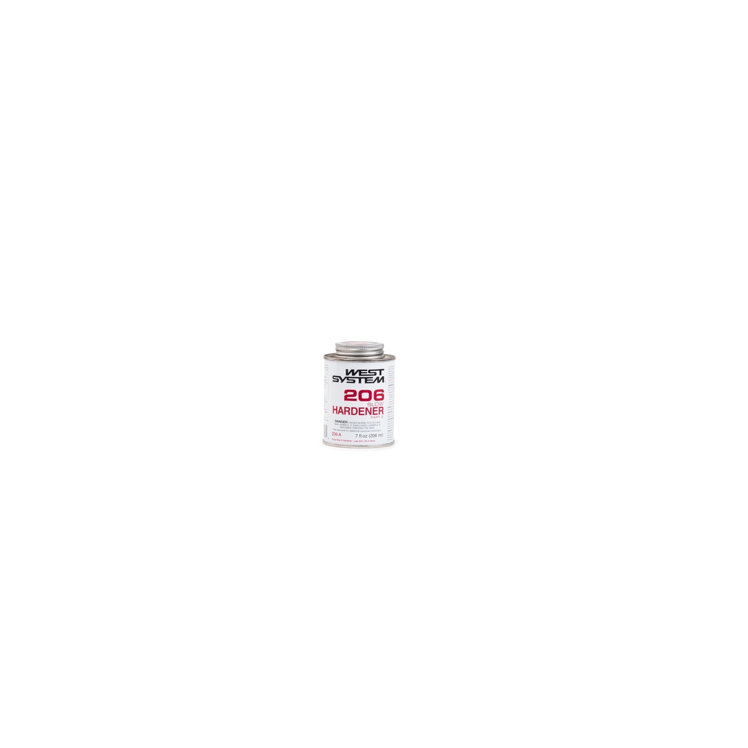 West System 206 Hardener Extra Strength Epoxy Slow Hardener Curing Agent 7 Oz