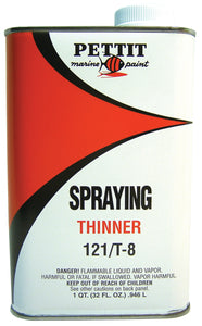 Pettit Paint 121Q; 121/T-8 Spraying Thinner-Quart