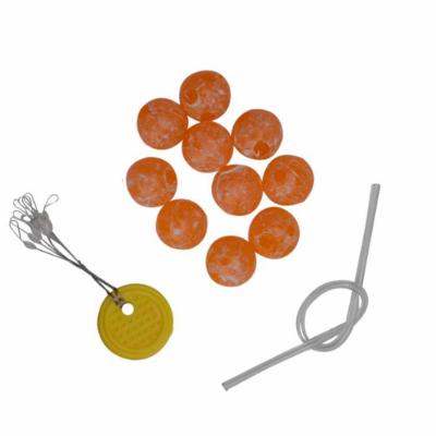 BnR Tackle Soft Beads | Creamsicle Stinkeye; 8 Mm