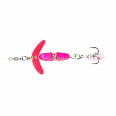 Macks Promise Keeper Spinner - Silver Sparkle Blade/Red Black Dot 1/16oz