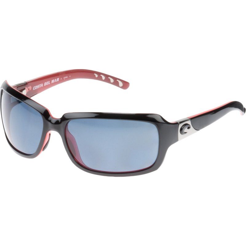 Costa Del Mar Polarized Sunglasses Isabela Polarized 64P - BLACK PINK/GREY