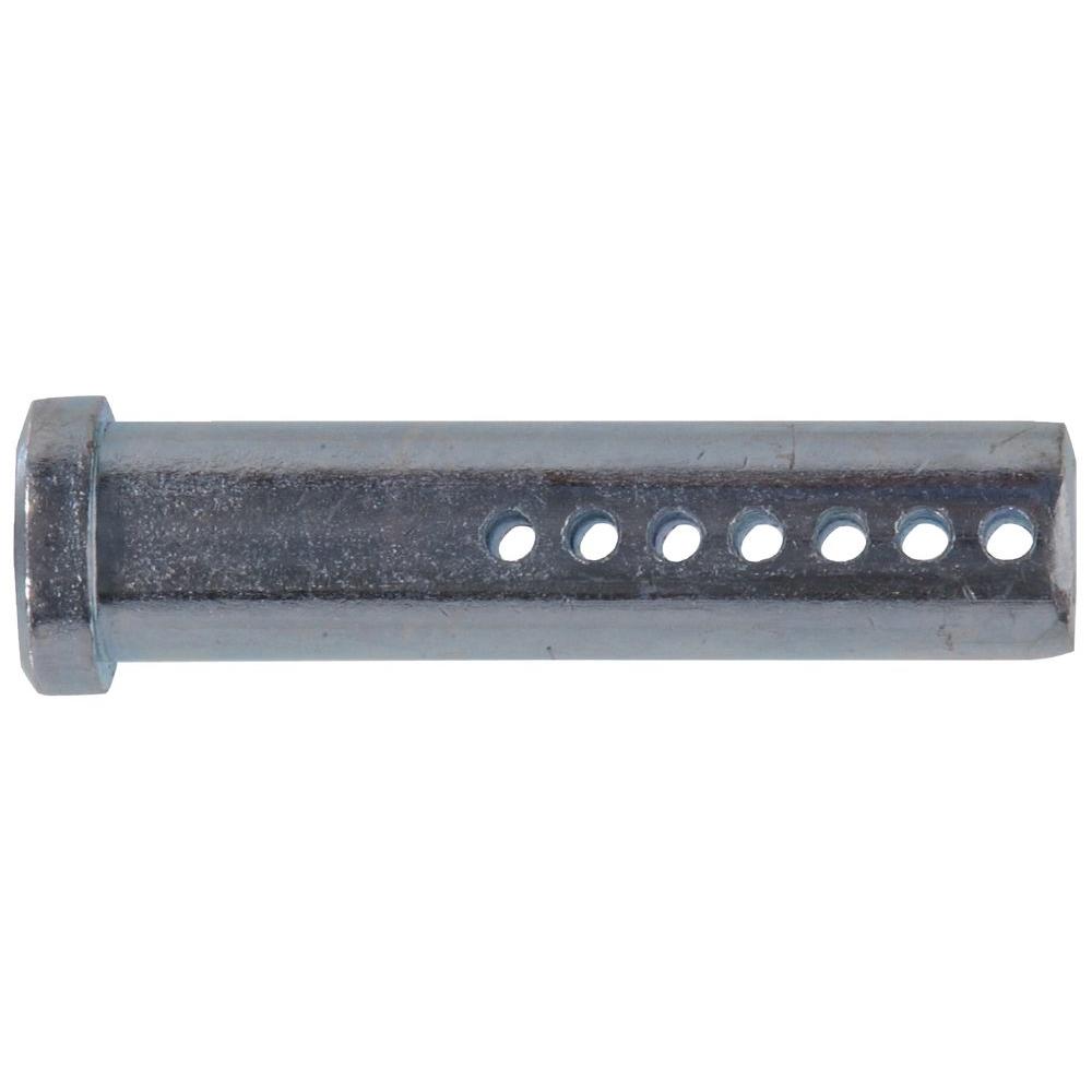 Hillman 7/16 in. X 3 in. Stainless-Steel Adjustable Clevis Pin (4-Pack) Metallics