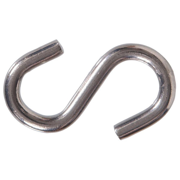 Hillman 2-1/2 in. Stainless Steel S-Hook (6-Pack)