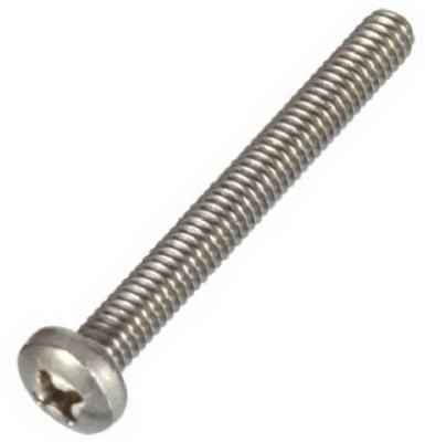 Hillman 18-8 Stainless Steel Pan Head Phillips Machine Screw 1/4