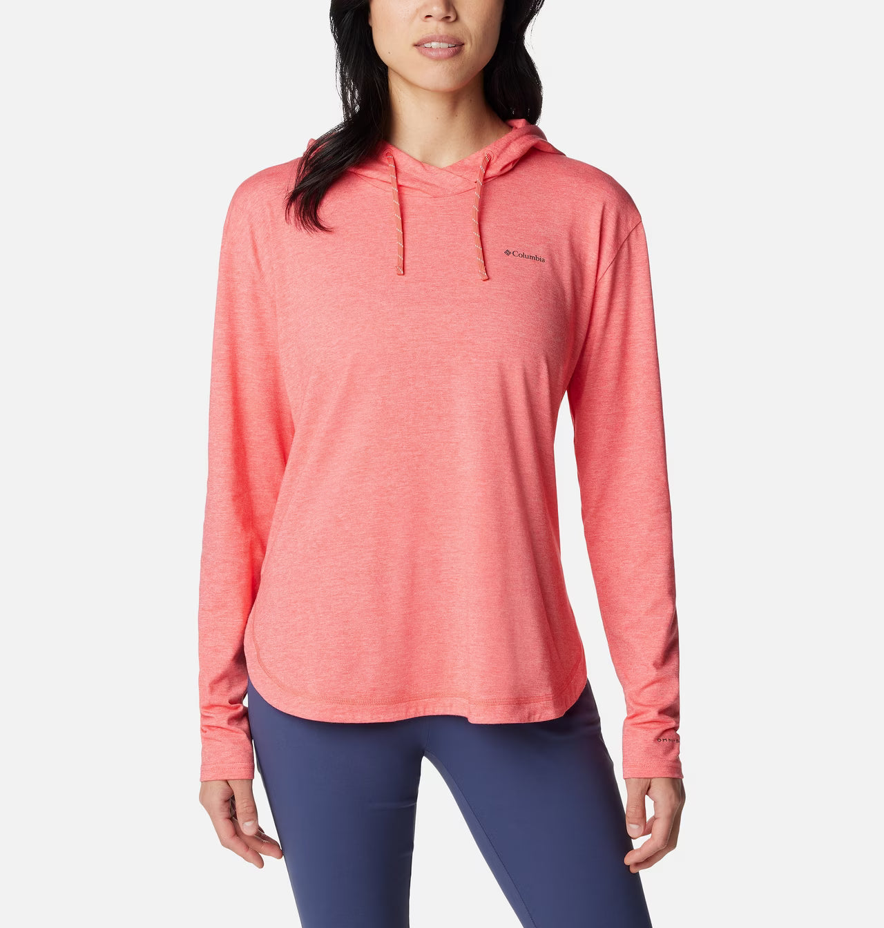 Columbia Pink Sun Trek Hooded Pullover Women 's