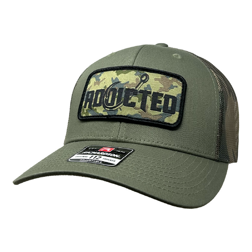 Addicted Fishing Ghillie Suit Trucker Hat