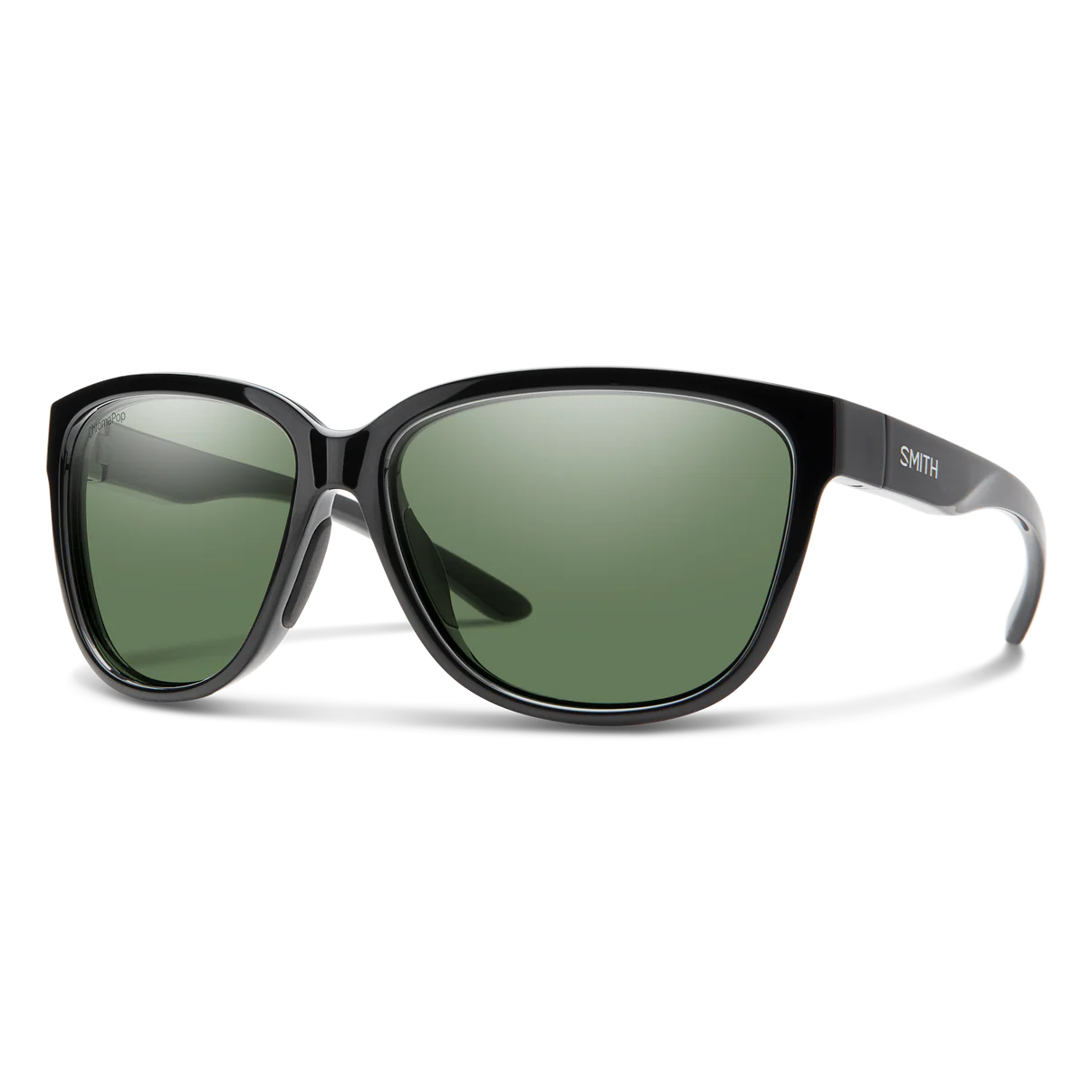 Smith Monterey Sunglasses Black Frame ChromaPop Polarized Gray Green Lens 20298680758L7