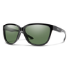 Smith Monterey Sunglasses Black Frame ChromaPop Polarized Gray Green Lens 20298680758L7