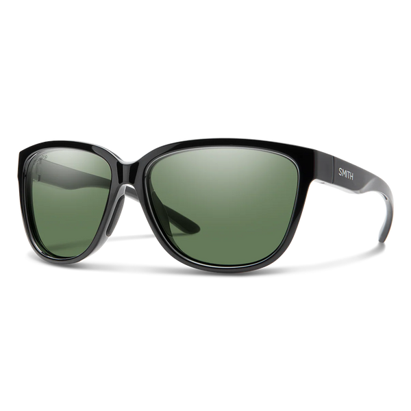 Smith Monterey Sunglasses Black Frame ChromaPop Polarized Gray Green Lens 20298680758L7