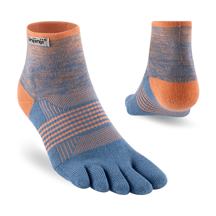 Injinji Women's Trail Midweight Mini-Crew Socks