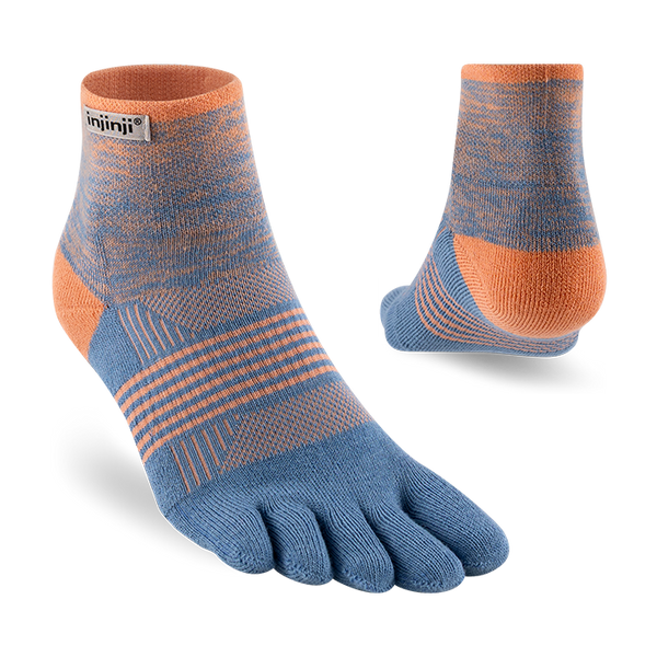 Injinji Women's Trail Midweight Mini-Crew Socks