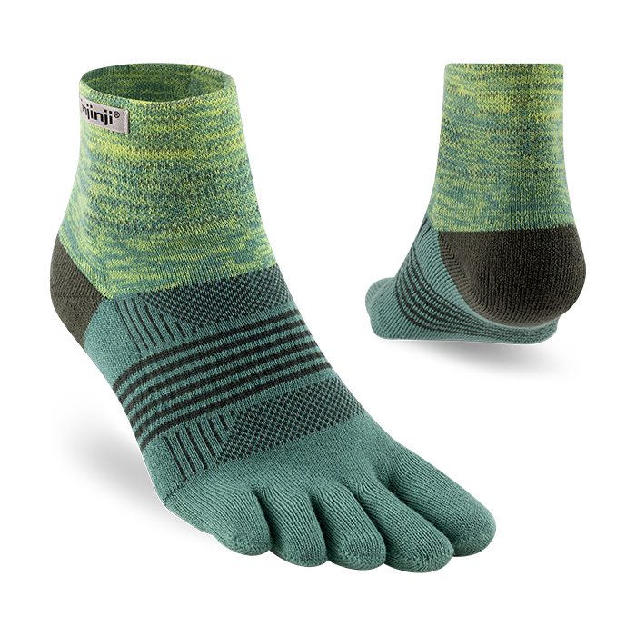 Injinji Women's Trail Midweight Mini-Crew Socks
