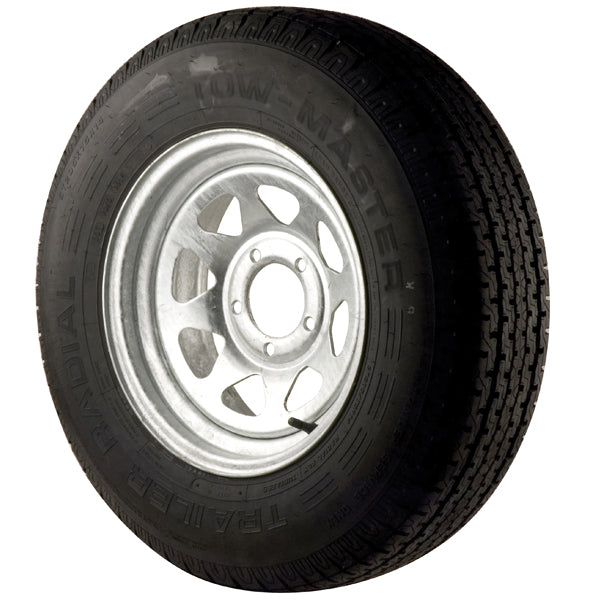 C.E. Smith Galvanized Replacement Tire and Wheel Assemblies - F78x14C 5 Lugs