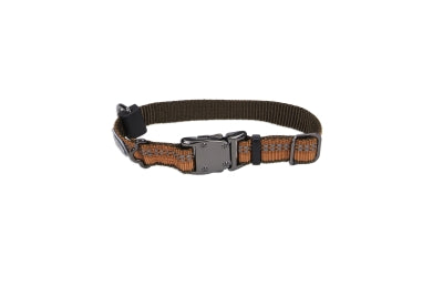 K9 Explorer Reflective Dog Collar Campfire Orange 8 To 12-In Neck 5/8-In Wide