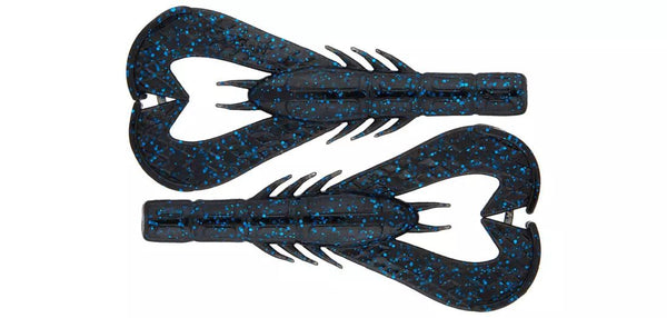 Googan Baits Krackin' Kraw Jr. Soft Bait Black/Blue