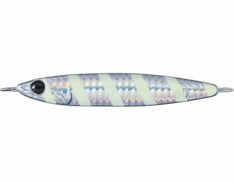 Daiwa Zakanana Casting Jigs (Zebra Glow 130 Gram/4 1/2 Oz)