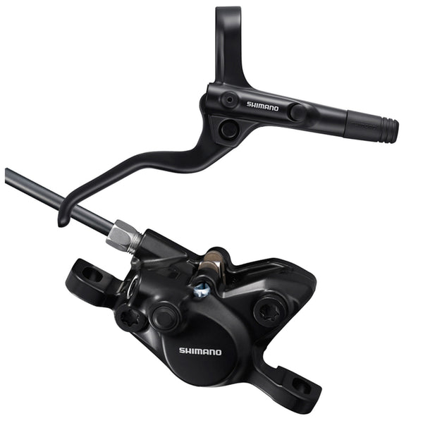 Shimano BR-MT200 Disc Brake and BL-MT201 Lever - Rear, Hydraulic, 2-Piston, Post Mount, Black