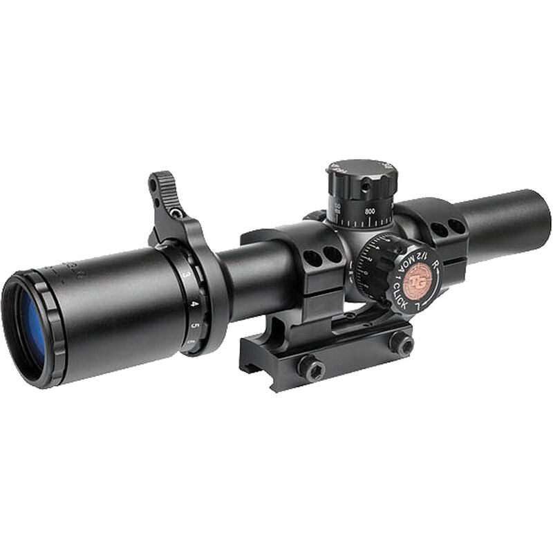 Truglo Tru-Brite 30 Series 1-6x24 Tactical Rifle Scope Illuminated Duplex Mil-Dot Reticle 30mm Tube 1/2