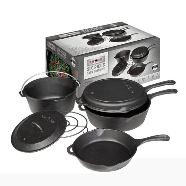 Camp Chef Cast Iron Cook Set - 6 Piece