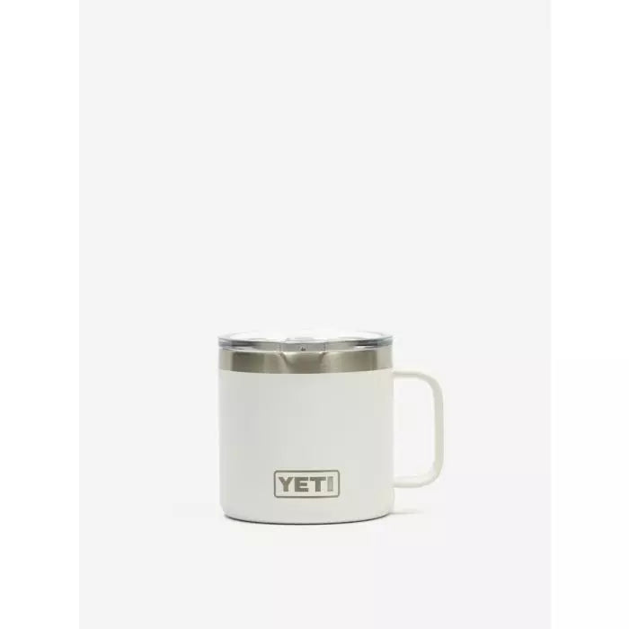 YETI Rambler 14 Oz Mug Vacuum Insulated Stainless Steel with MagSlider Lid - White