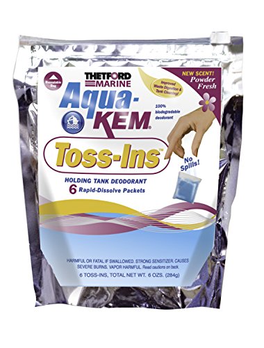 Thetford 94082 Aqua-Kem Toss-Ins Holding Tank Odor Protector