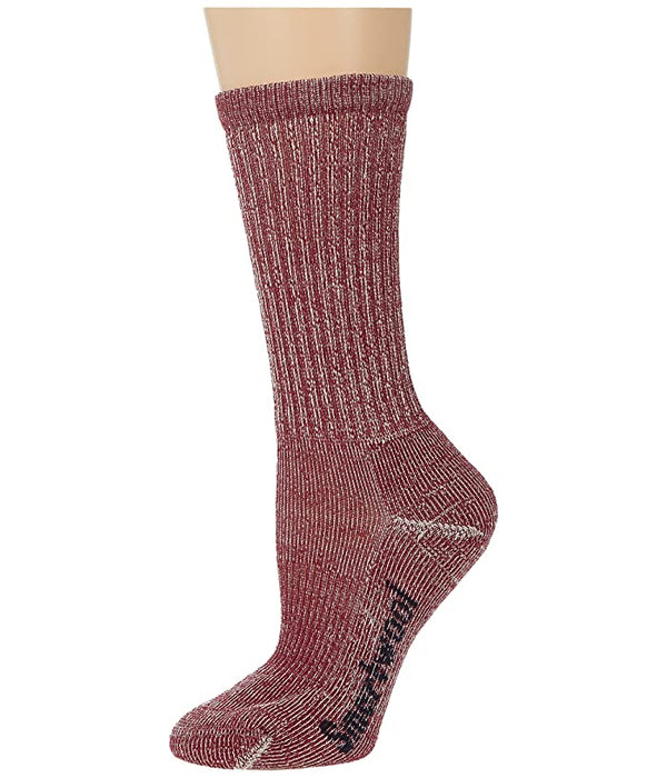 Smartwool | Women'S Hike Classic Edition Light Cushion Crew Socks Burgundy Size Medium