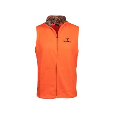 King Camo Soft Shell Vest Full Zip-Blaze