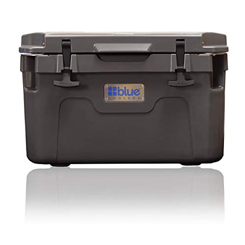 Blue Coolers Companion Cooler – 30 Quart Roto-Molded Ice Cooler | Large Ice Chest Holds Ice up to 10 Days | (30 Quart Charcoal Gray)