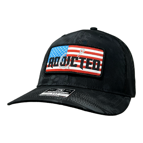 Addicted Fishing Freedom Country Trucker
