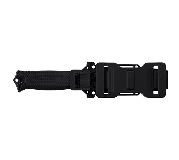 Gerber Gear StrongArm - Fixed Blade, Full Tang Knife - Black, Serrated Edge