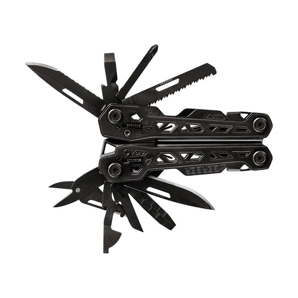 Gerber Truss 17-in-1 EDC Multitool Pliers, Pocket Knife with Sheath, Black