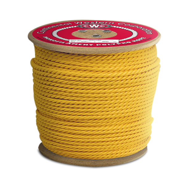 CWC 3-Strand Polypropylene Rope 3/4" X 600'