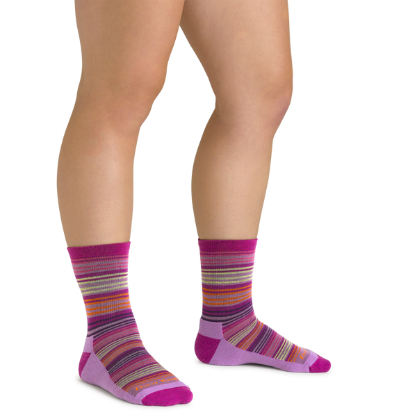 Darn Tough Kids Zebra Canyon Micro Crew Lightweight Hiking Socks