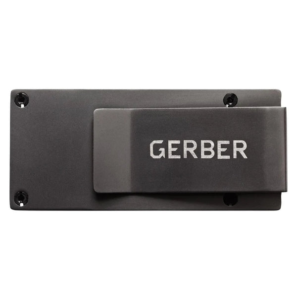 Gerber Gear Money Clip with Pocket Knife - Stainless Steel Folding Blade